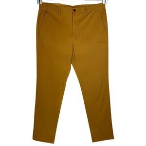 NWT‎ Cigar Couture Tan Cotton Basic Straight Leg Chino Pants Men 38